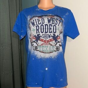 Gildan Blue Wild West Rodeo T-Shirt